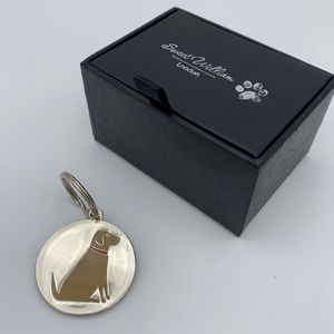 Yellow Labrador Engraveable Dog Tag or Key Chain